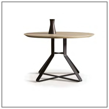 Mesa de salón comedor redonda fija