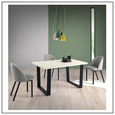 Mesa comedor rectangular fija