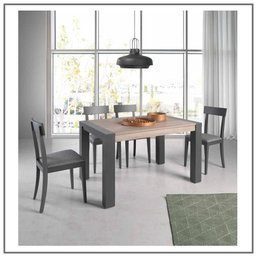 Mesa salón comedor rectangular extensible